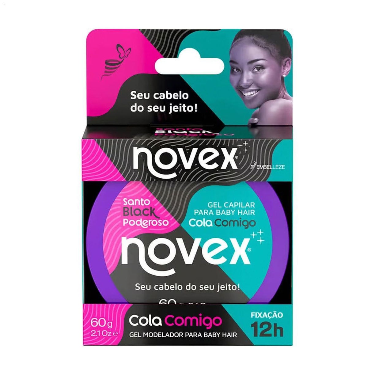 Гель для укладання волосся Novex Mystic Black Edge Gel, 60 г